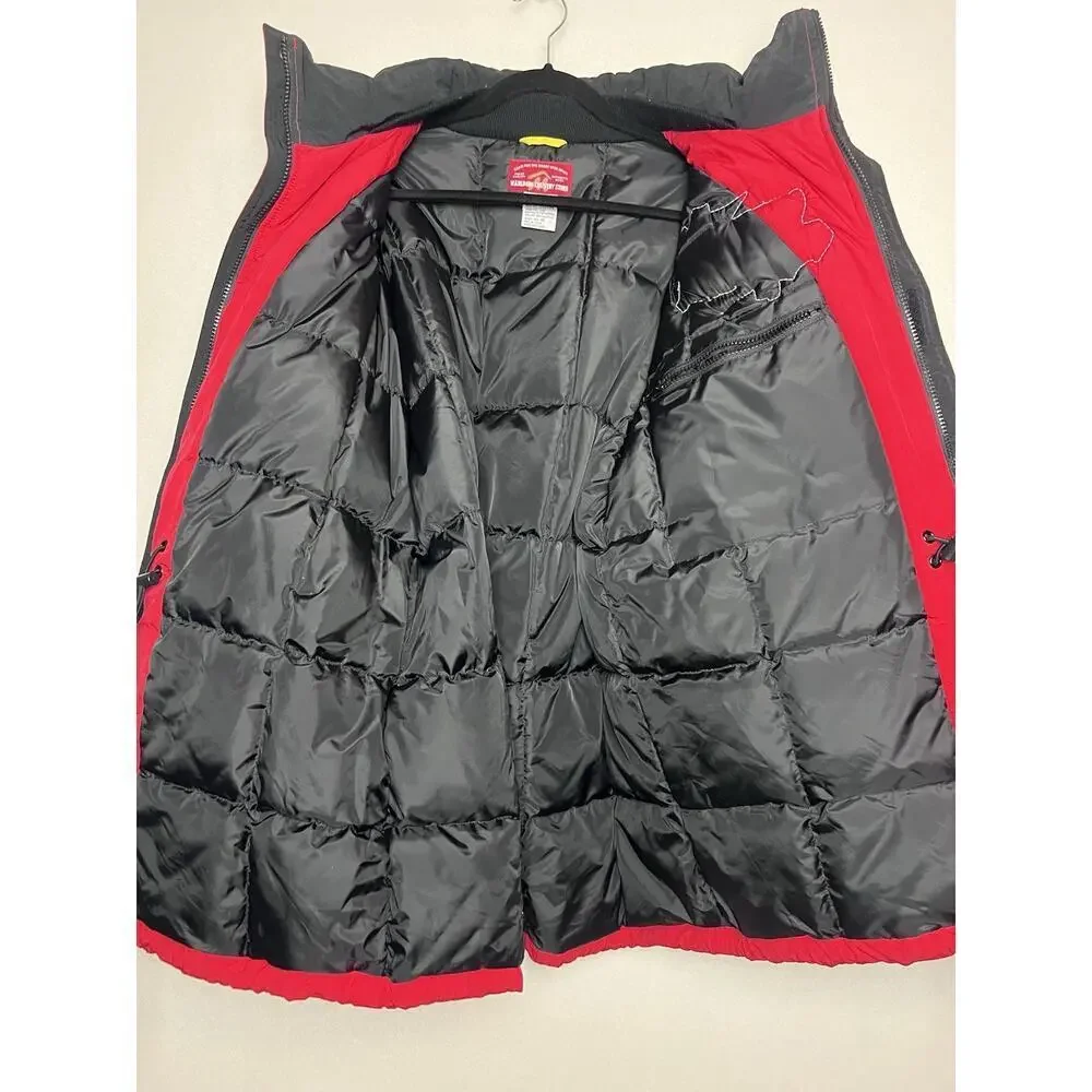 Marlboro Country Store Vintage Ski Puffer Jacket Red Size Medium Lady Rider Rose